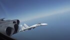 Перехват стратегического бомбардировщика B-52 российским Су-27