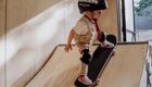 2-летняя Коко - самая маленькая скейтерша и сноубордистка