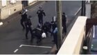 Задержание неадекватной вооруженной женщины во Франции