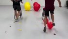 Кто быстрее: веселые соревнования с воздушными шариками