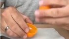 Как легко и быстро почистить апельсин или мандарин