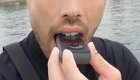 Гребля с экшн-камерой 360° в зубах