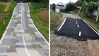 «Вот это технологии!»: 18 отремонтированных дорог в стиле тяп-ляп