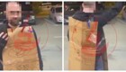 В Челябинске мужчина в картонном автомобиле требовал бургер на парковке