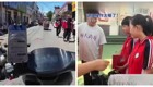 Китайские школьники помогли курьеру после аварии, собрав его заказы