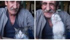 Кот стал лучшим другом дедушки
