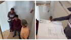 Построили лестницу в неправильном направлении