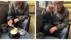 Дедушка из Китая впервые пробует кофе