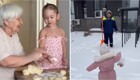 Московская семья хранит добрую зимнюю традицию: пирожки для работников на морозе