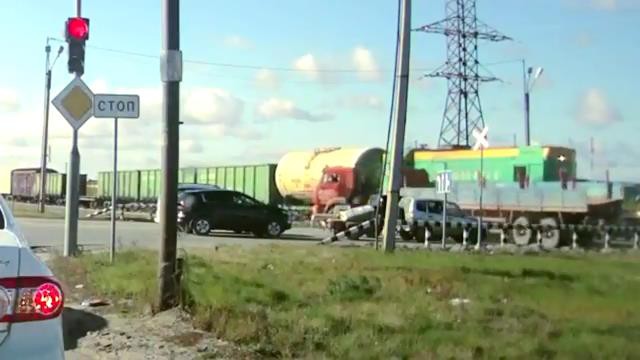 Авария на переезде