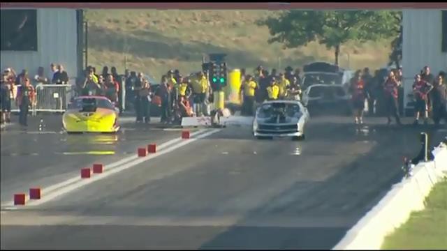 Авария на драг рейсинге