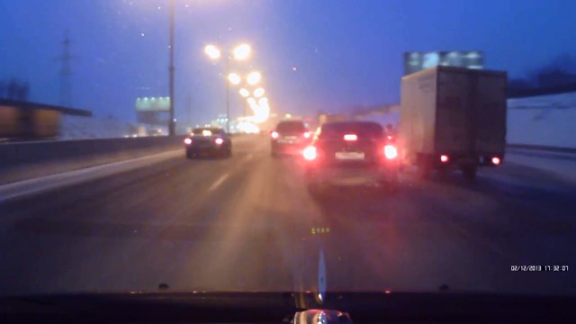 Занос на МКАД