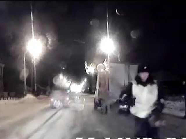 Погоня полиции за  ГАЗелью