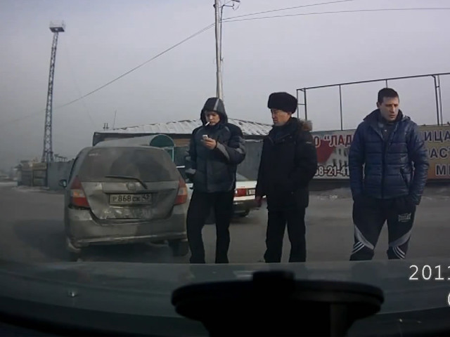 Авария на перекрестке