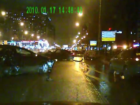 Авария дня 1410. ДТП с тремя автомобилями Петербурге