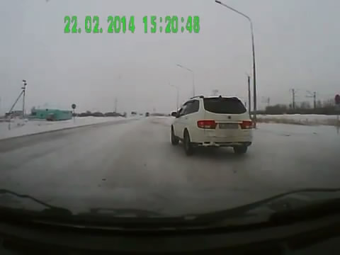 Авария на ровном месте