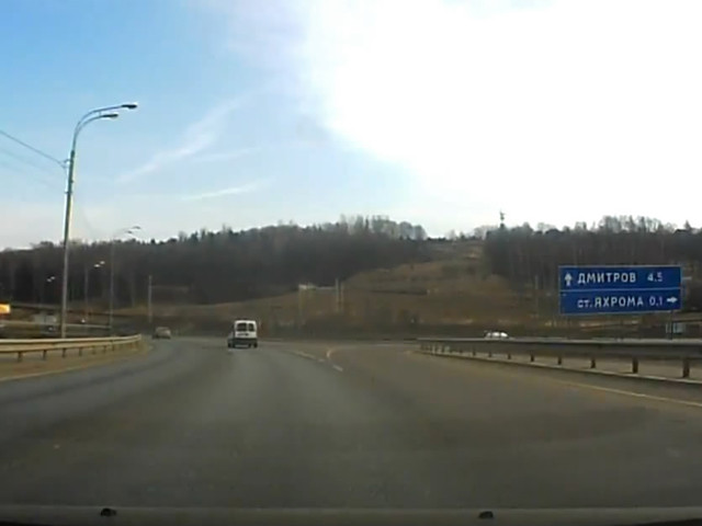 Ауди на встречке