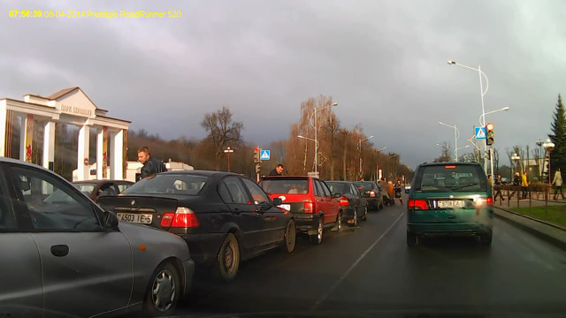 Паровозик из пяти машин