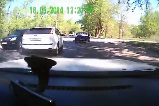 Не поделили полосу