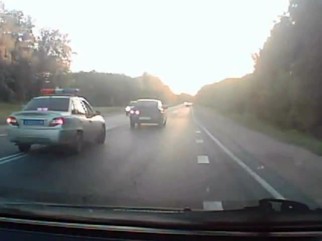 Погоня и авария в Липецкой области