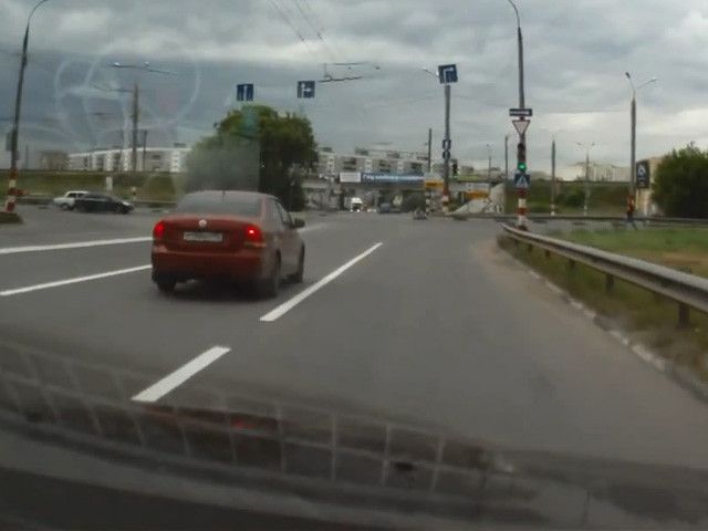 Неисправный светофор