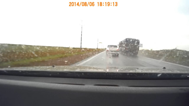 Догнал на встречке