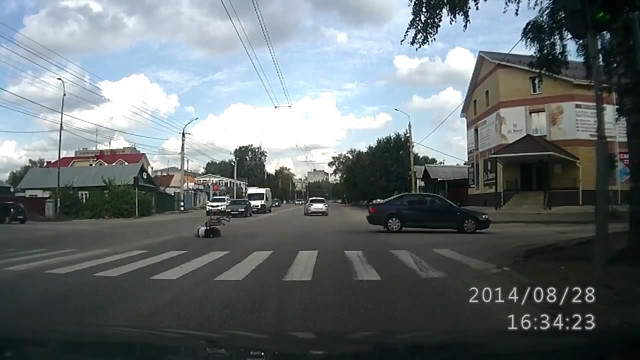 Решила проехать по диагонали