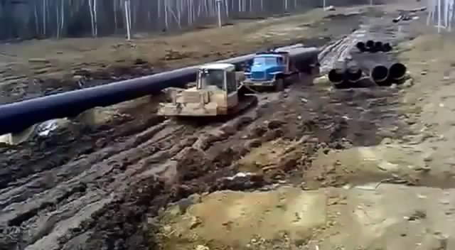 Суровая Российская дорога 