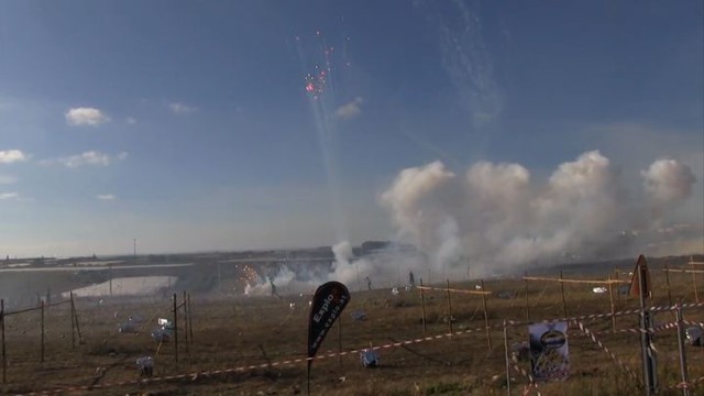 Праздничное пиротехническое шоу пошло не по плану