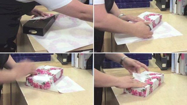 Как быстро упаковать новогодний подарок 