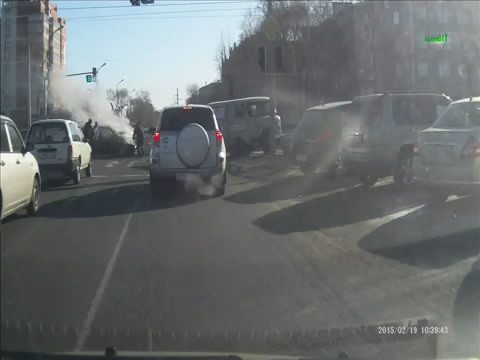 Авария дня 1849. Загорелся