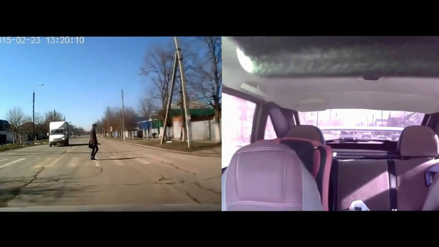 Пешеходу повезло