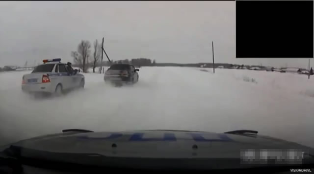 Погоня за пьяным водителем в Омске