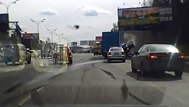 Гончик устроил ДТП 