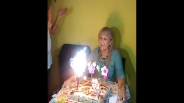 Ритуальное сожжение бабушки в честь дня рождения