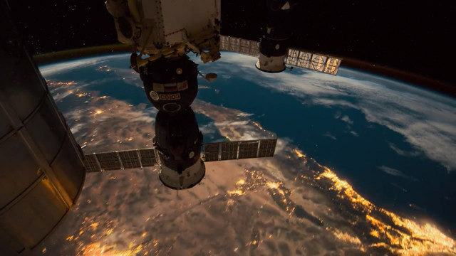 Красивое видео с борта МКС