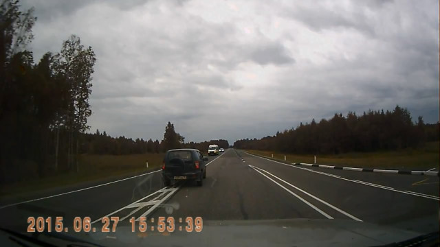 Водитель очень сильно хотел спать