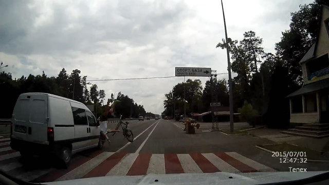 Наезд на велосипедиста