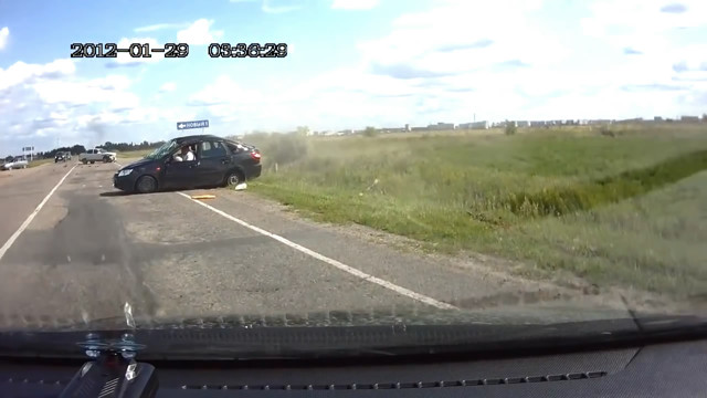 Авария дня 2031. Перевернул Грану