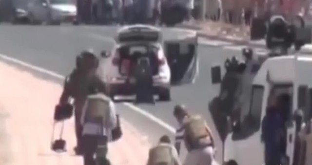 Взрыв автомобиля в Турции 