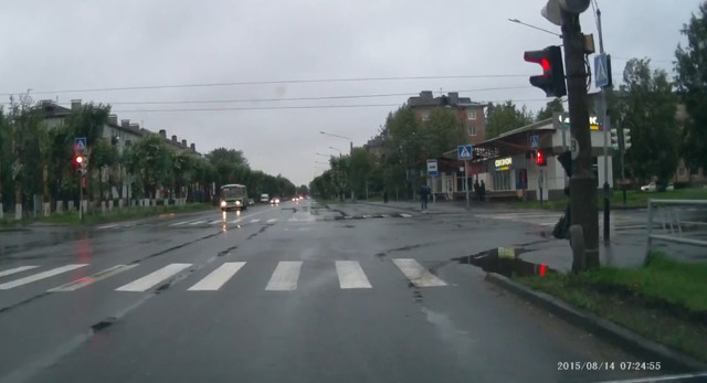 Столб-будильник в Северодвинске