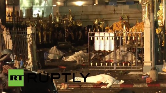 Последствия мощного взрыва в столице Таиланда