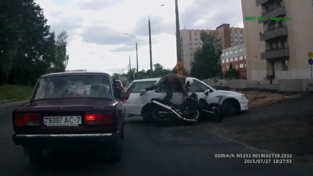 Мотоавария в Минске