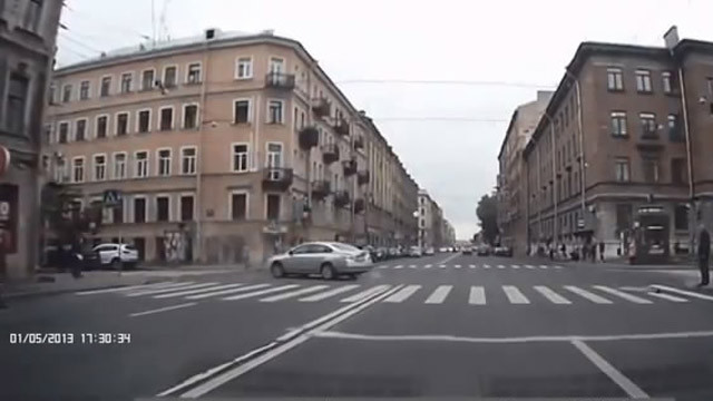 ДТП с мотоциклом на Васильевском острове
