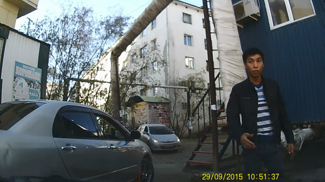 Разборка во дворах Якутска