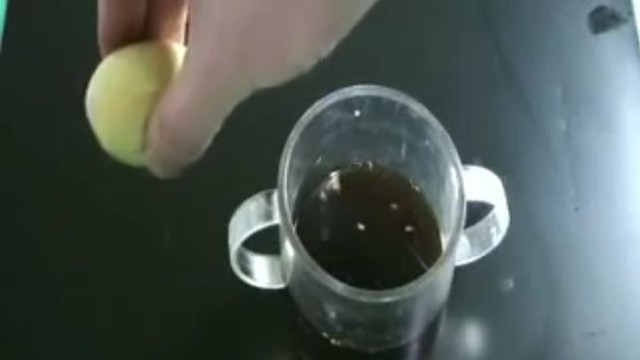 Этот парень поместил яйцо в чашку и залил «Кока-Колой». Год спустя он не поверил своим глазам