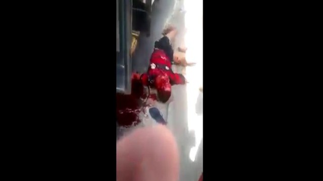 Грабитель смертельно ранен в шею