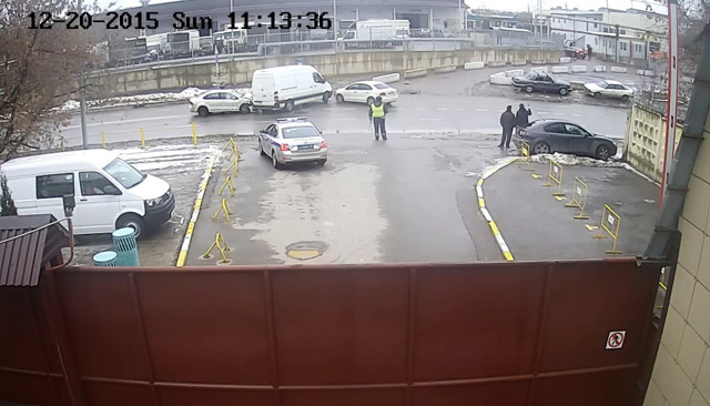 Авария дня. Поворот не глядя в зеркала