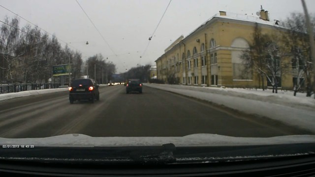 Авария дня. Столкновение трех автомобилей в Петербурге