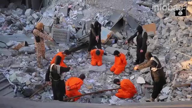 ИГИЛ выпустило видео с казнью 5 шпионов